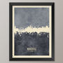 Newcastle Skyline Print And Box Canvas, thumbnail 1 of 7