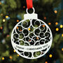 Personalised Hanging Bauble Decoration, thumbnail 1 of 3