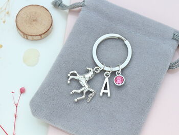 Personalised Horse Keyring Horse Lover Gift, 6 of 8
