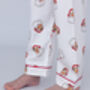 Boy's Personalised Christmas Santa Print Pyjamas, thumbnail 7 of 12