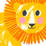 Personalised Lion Children's Print, thumbnail 2 of 3