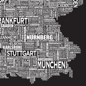 Standard Germany Map, 3 of 3