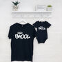Old Skool New Skool Dad And Child Matching T Shirt Set, thumbnail 1 of 3