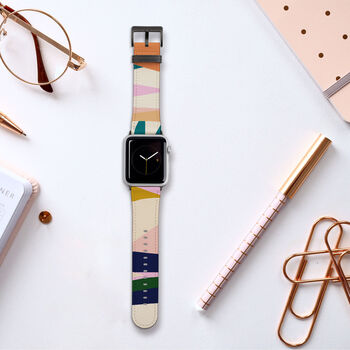 Tribal Vegan Leather Apple Watch Band, 6 of 7