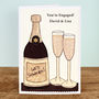 Engagement Card 'Champagne', thumbnail 4 of 4