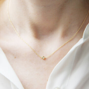 Diamond Thread Necklace, 3 of 9