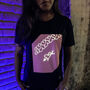 Childrens Interactive Pink Glow Tshirt In Black, thumbnail 4 of 6