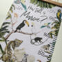 Personalised Tropical Animal Paradise Height Chart, thumbnail 2 of 5