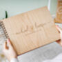Personalised Wood Wedding Guest Book Alternative, thumbnail 9 of 12
