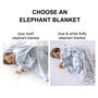 Personalised Blanket And Comforter Blue Baby Gift Set, thumbnail 4 of 12