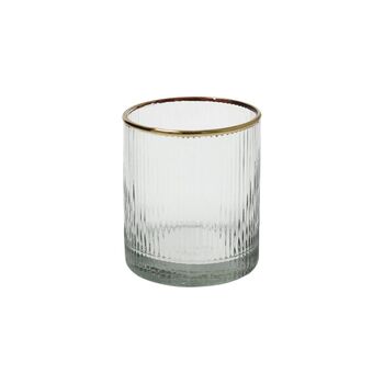 Set Of Four Ribbed Recycled Glass Tumblers, 2 of 2