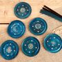Midnight Blue And Gold Incense Stick Holder Burner Plate, thumbnail 12 of 12