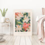 Flower Market Vienna Botanical Art Print, thumbnail 3 of 3