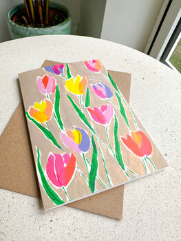 Tulips Floral Mother's Day Card, 6 of 8