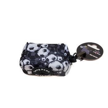 Funk The Dog Poo Bag Pouch Black And White Footballs, 2 of 3