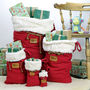 Luxury Christmas Santa Sack In Many Sizes, thumbnail 5 of 12