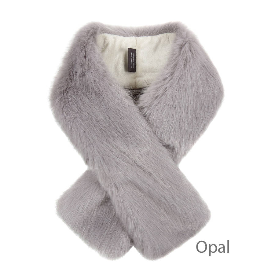 faux fur tippet scarf by helen moore | notonthehighstreet.com