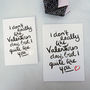 I Don't Like Valentine's Day Card, thumbnail 5 of 8