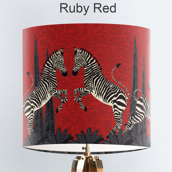Dancing Zebra Lamp Shade, Multi Colours Available, 4 of 10