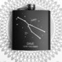 Star Constellation Black Hip Flask, thumbnail 1 of 3