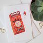 Light My Fire Valentine's Day Card, thumbnail 3 of 5