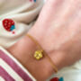Ten Tiny Toes Bracelet Gold Yellow Carding, thumbnail 2 of 5
