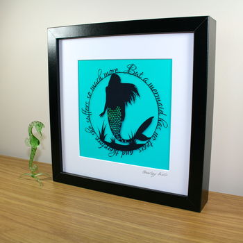 Square Mermaids Have No Tears Print, 3 of 6
