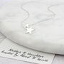 Silver Star Mother And Daughter Pendant Necklace, thumbnail 5 of 7