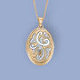 Large Family Locket In 9ct Mixed Gold, thumbnail 2 of 11
