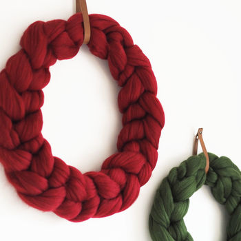 Knitted Christmas Wreath, 12 of 12