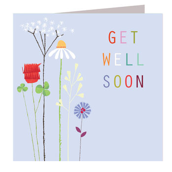 Cornflower Get Well Soon Card By Kali Stileman Publishing ...