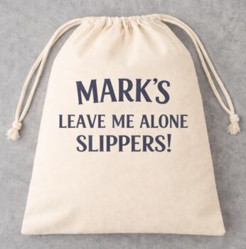 'F**K Off' Black Fleece Slippers, 3 of 3