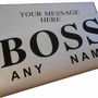 The Boss Personalised Chocolate Bar, thumbnail 1 of 4