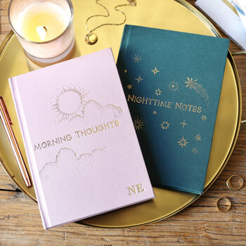 Personalised Two Way 'Morning And Night' Notebook, 3 of 8