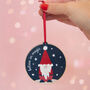 Wooden Christmas Decoration 'Believe In Magic', thumbnail 1 of 5