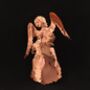 Copper Cello Playing Angel Tree Topper, thumbnail 5 of 6