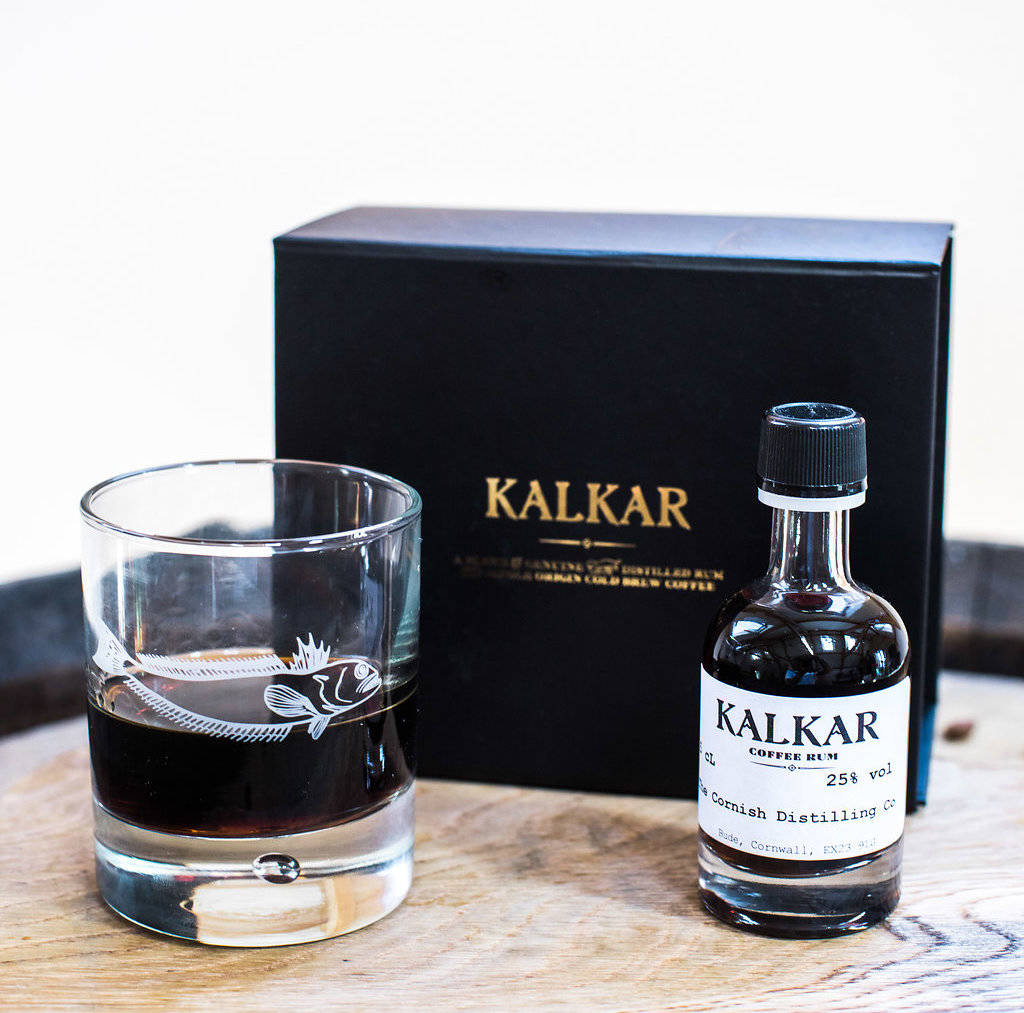 Artisan Cornish Coffee Rum Gift Box By Norton Barton Artisan Food