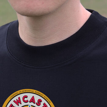 Newcastle Crown Ale League Cup Final Oversized T Shirt, 5 of 10
