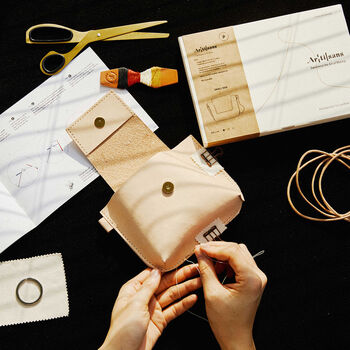 Craft Your Own Leather Small Bag With Our Diy Kit, 3 of 9