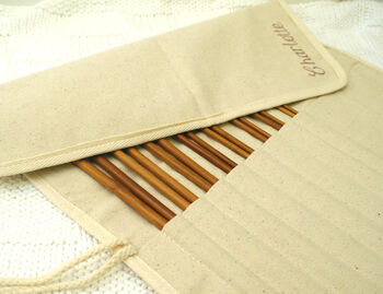 Monogram Personalised Knitting Needle Case, 2 of 9