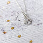 Christmas Angel Sterling Silver Necklace, thumbnail 4 of 12