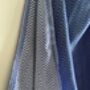 Blue Herringbone Soft Cotton Bedspread, thumbnail 6 of 9