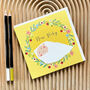 Silver Foiled New Baby Card, thumbnail 5 of 5