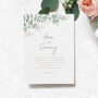 Eucalyptus Wedding Invitations, thumbnail 1 of 4
