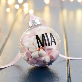 Personalised Fill Me Up Bauble, 10 of 11