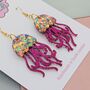 Handmade Resin Jellyfish Earrings That Wiggle With Every Step, thumbnail 12 of 12