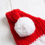 Children's Santa Hat Easy Knitting Kit, thumbnail 2 of 11