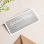 Personalised Foiled Golden Ticket Gift Voucher, thumbnail 2 of 3