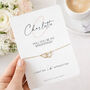 Personalised Bridesmaid Proposal Gift Will You Be My Bridesmaid Card Bracelet Gift, thumbnail 1 of 9