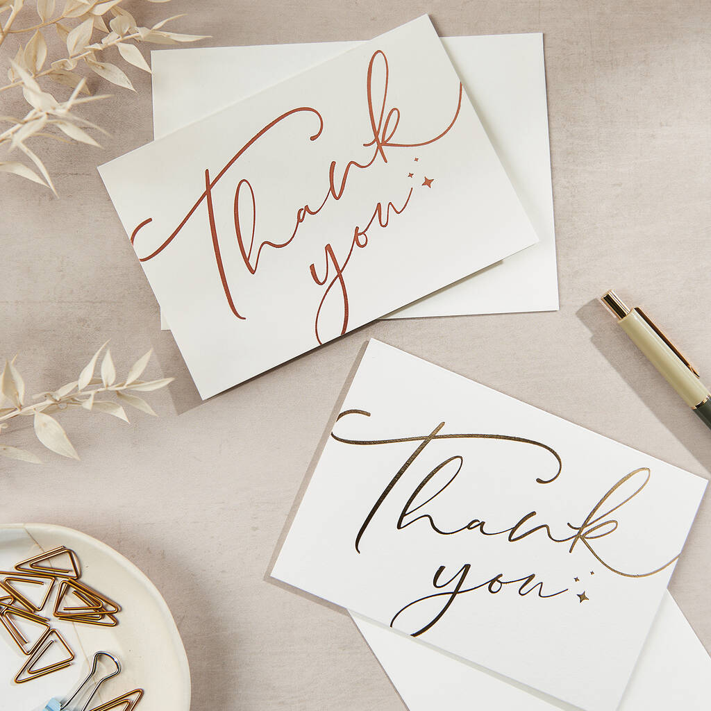 Calligraphy Thank You Cards, 1 of 5